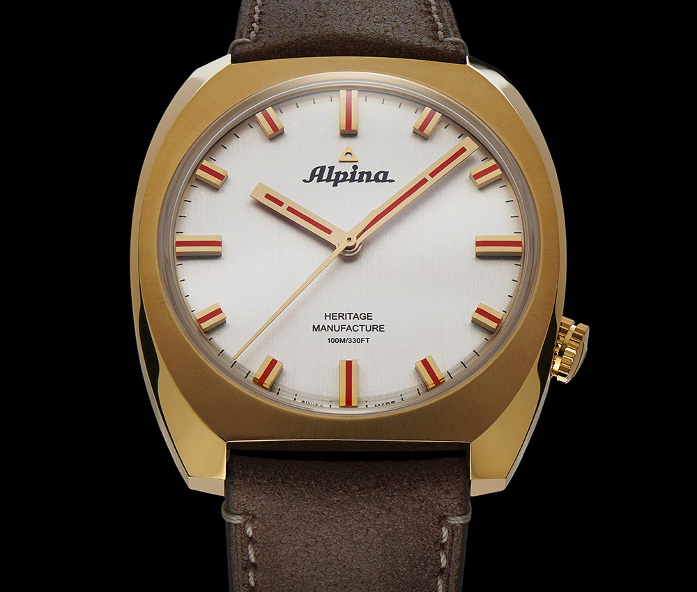 alpina startimer pilot heritage manufacture 2021 closeup