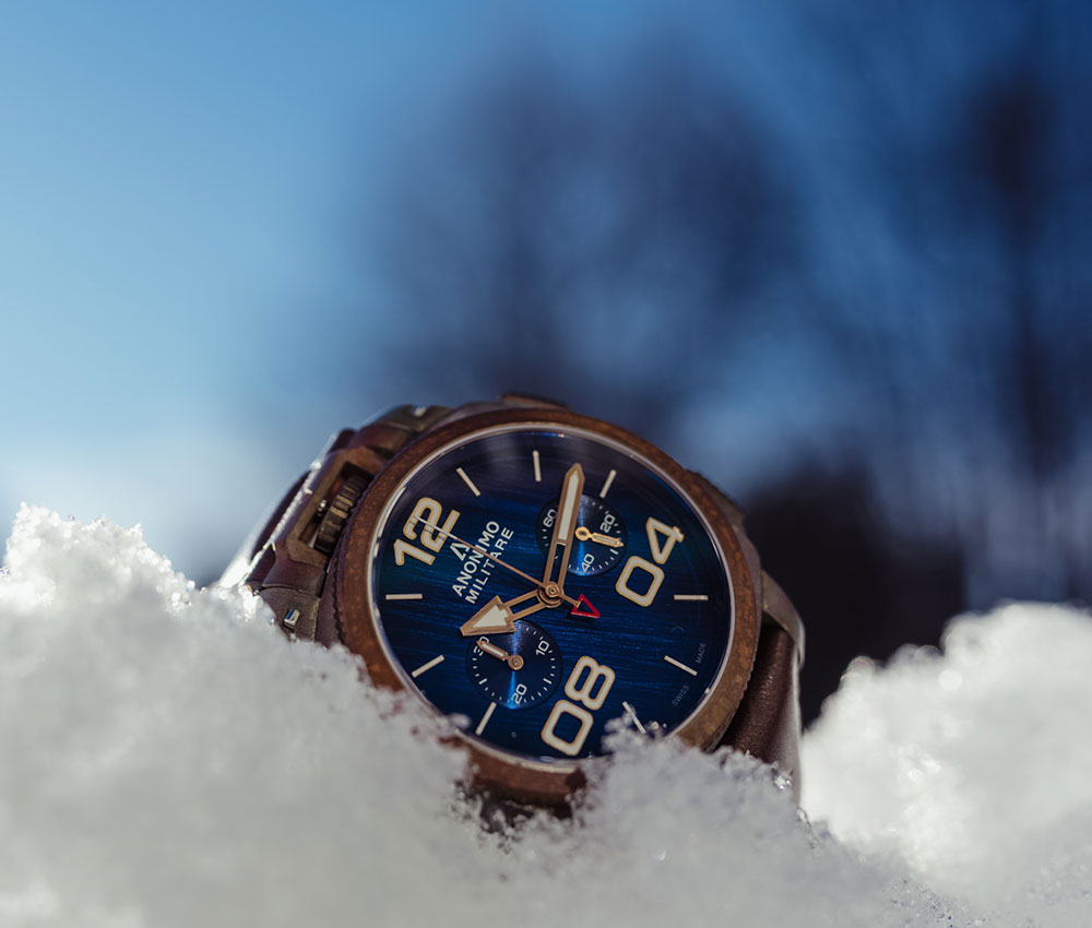 anonimo militare chrono bronze oxyde snow