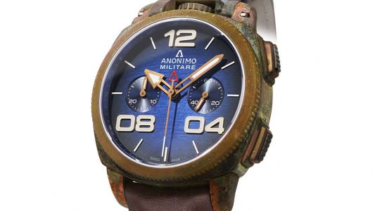 MILITARE CHRONO BRONZE OXYDÉ Anonimo