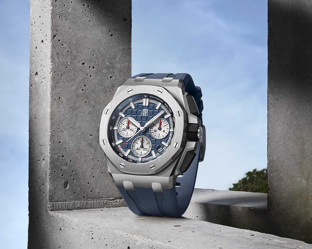 audemars piguet royal oak offshore 43 mm blue