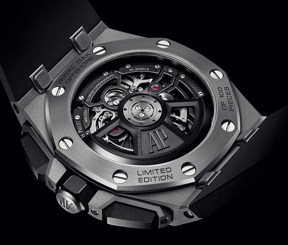 audemars piguet royal oak offshore flying tourbillon caseback