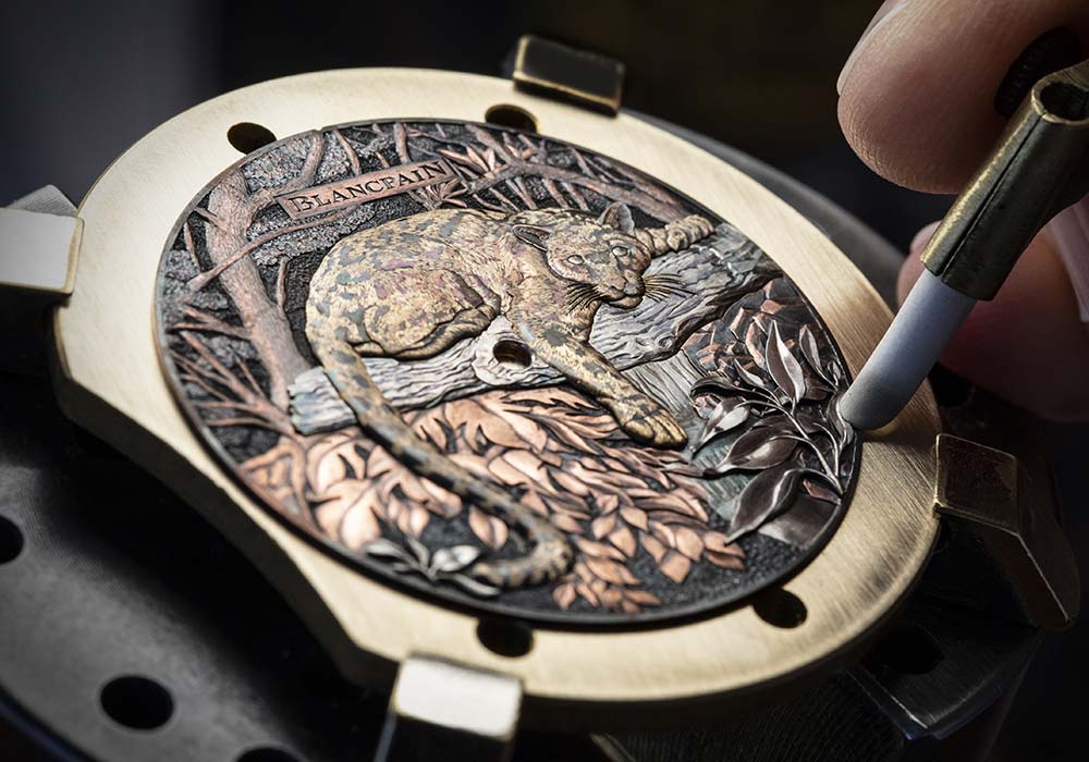 blancpain metier art formosa clouded leopard craftman