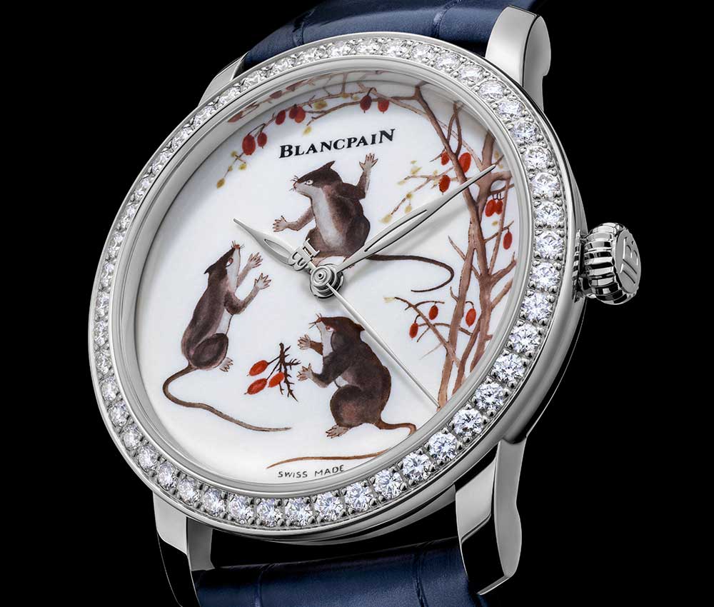 blancpain metiers art porcelaine rat closeup