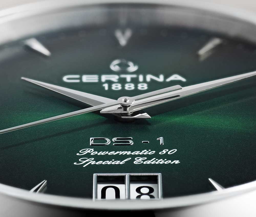 certina ds 1 big date 60 th anniversary closeup