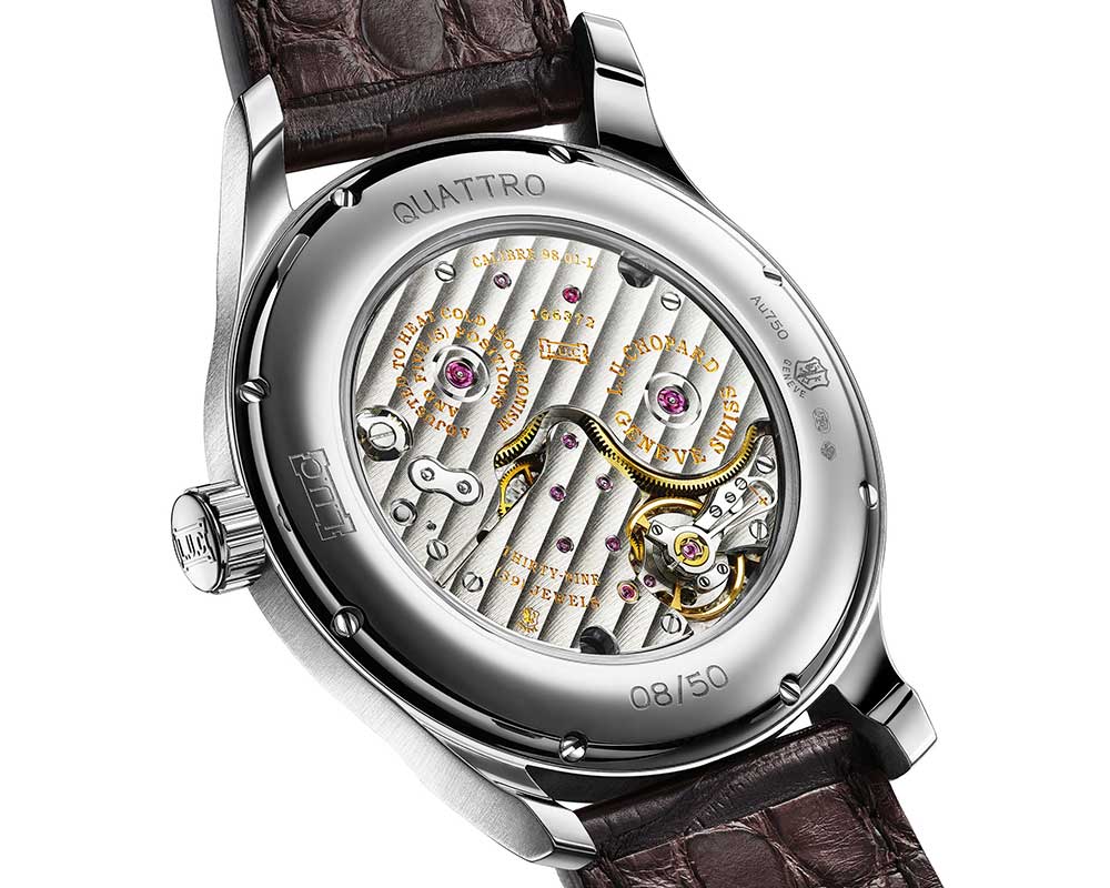 chopard luc quattro 2019 caseback