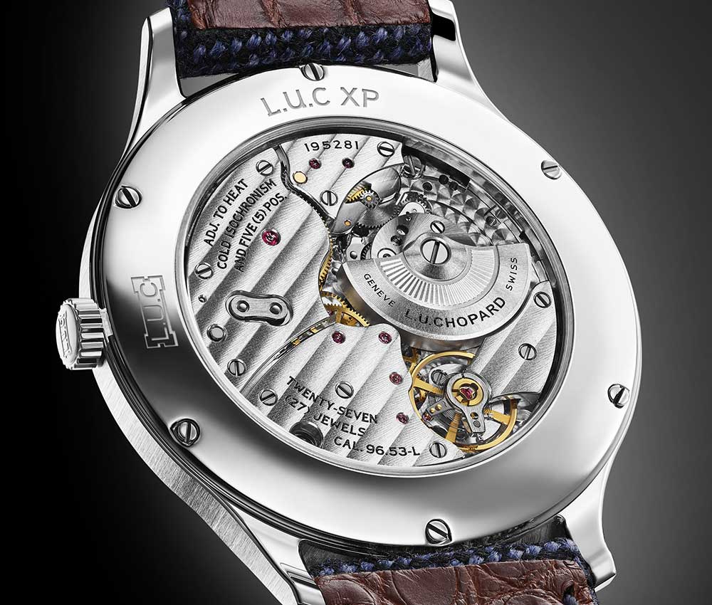 chopard luc xp 2019 caseback closeup