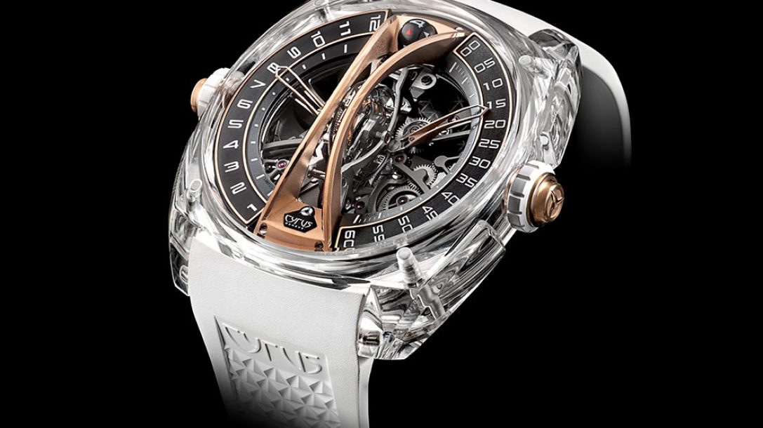 KLEPCYS VERTICAL SKELETON TOURBILLON SAPPHIRE Cyrus