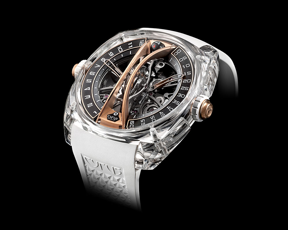 Cyrus KLEPCYS VERTICAL SKELETON TOURBILLON SAPPHIRE Watches News
