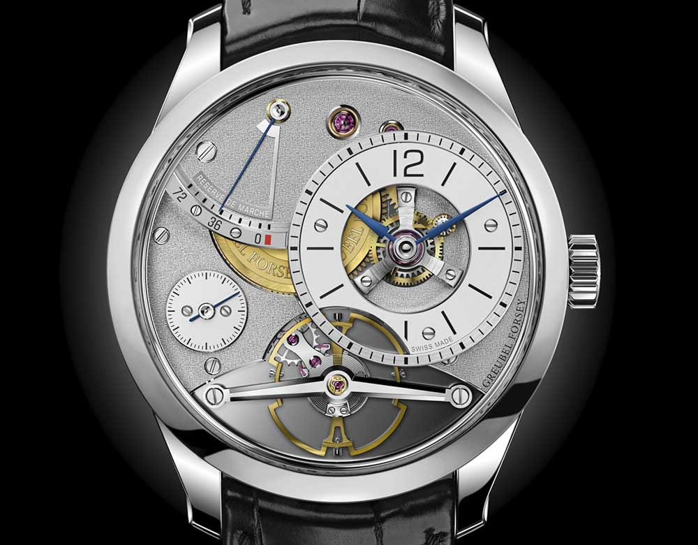 greubel forsey balancier contemporain closeup