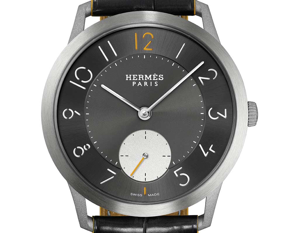 hermes slim titane closeup