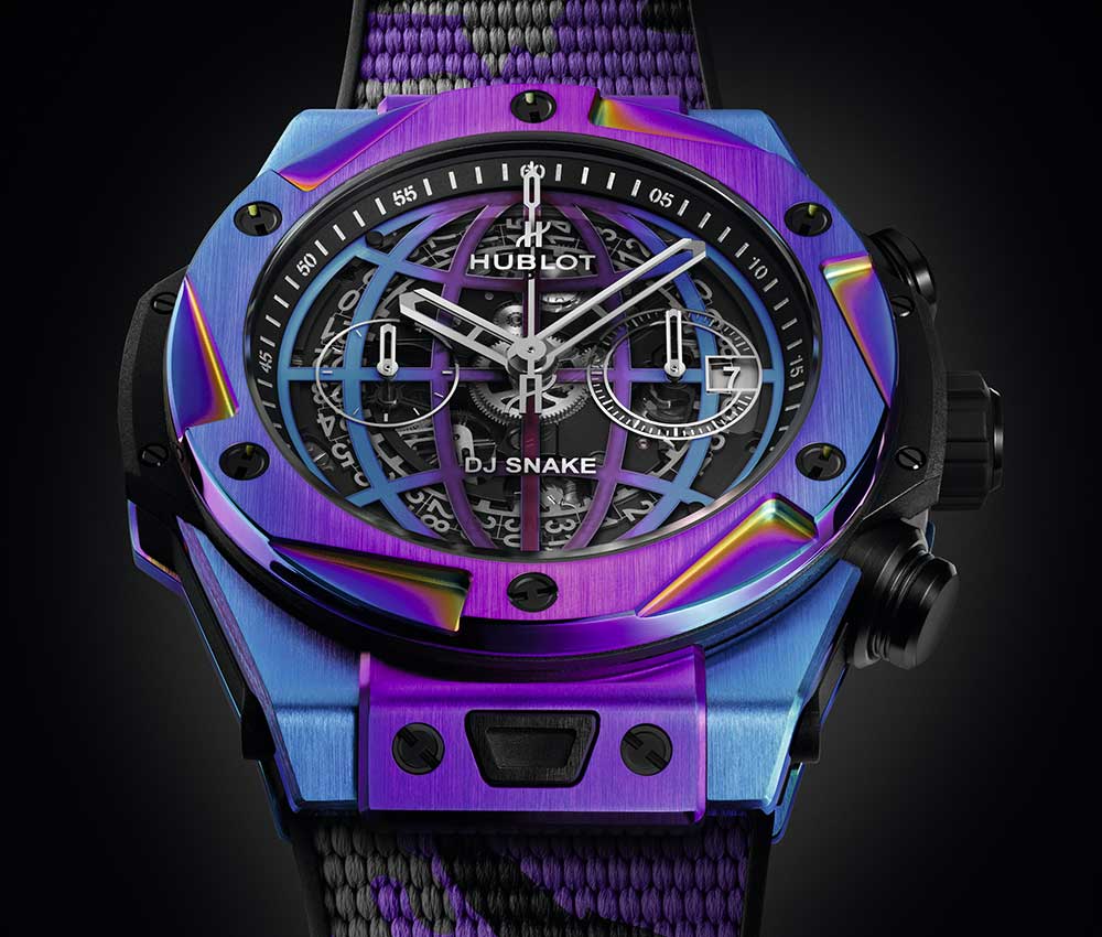 hublot big bang dj snake closeup