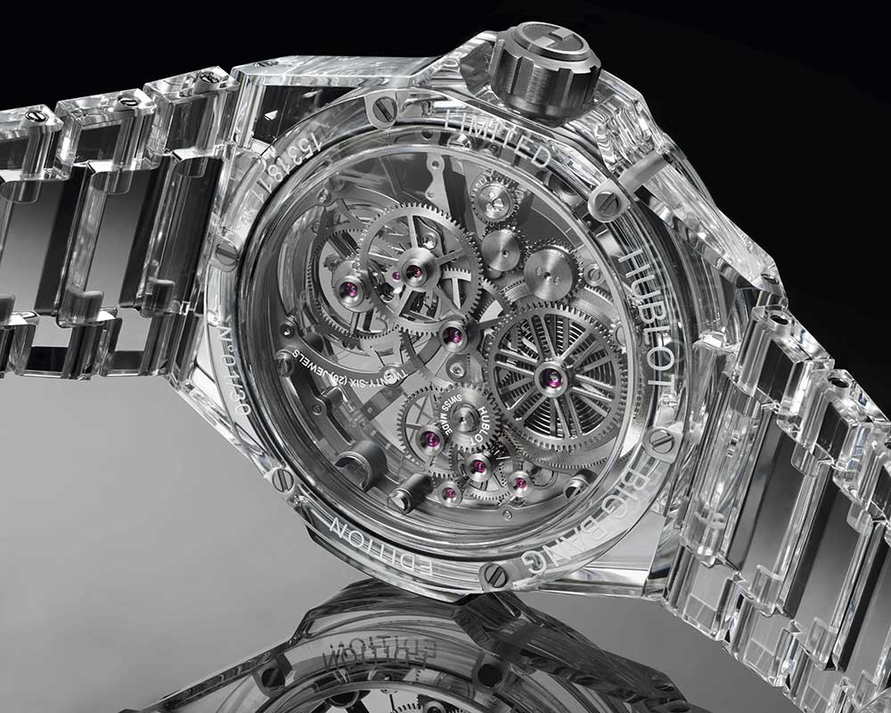 hublot big bang integral tourbillon full sapphire caseback