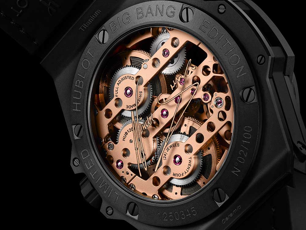 hublot big bang meca 10 nicky jam caseback