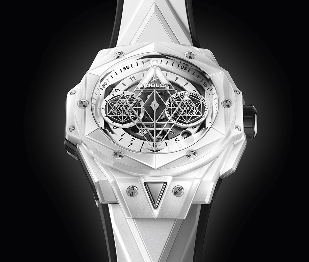 hublot big bang sang bleu 2 2021 closeup