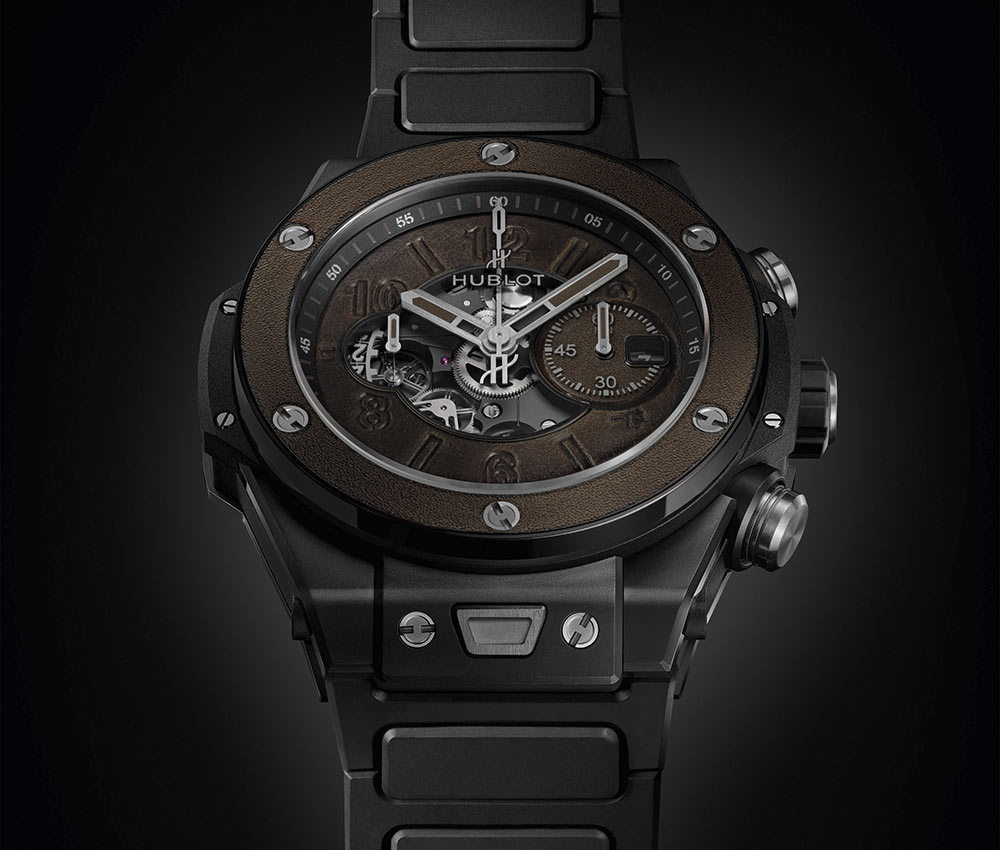 hublot big bang unico berluti cold brown steel strap