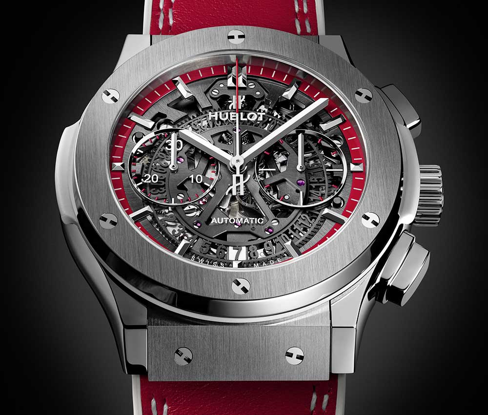 hublot classic fusion aero chrono monaco closeup