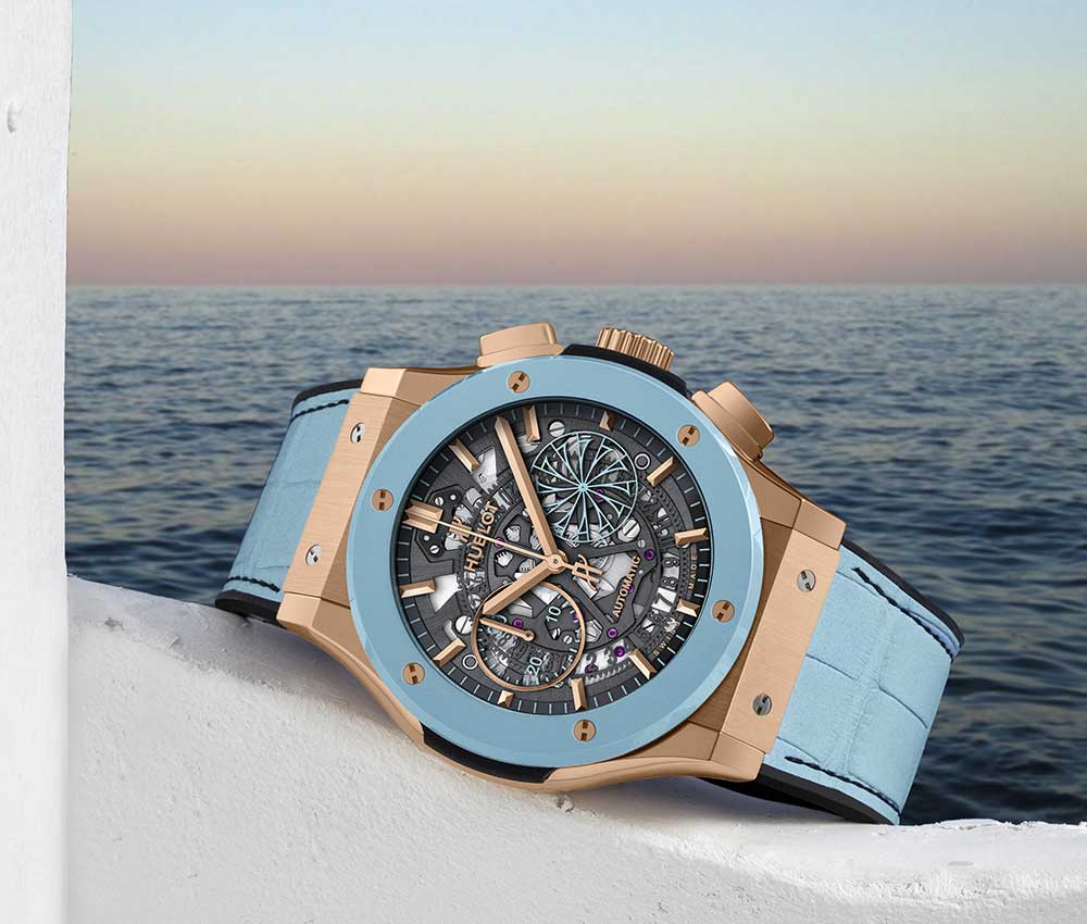 hublot classic fusion chrono mykonos gold