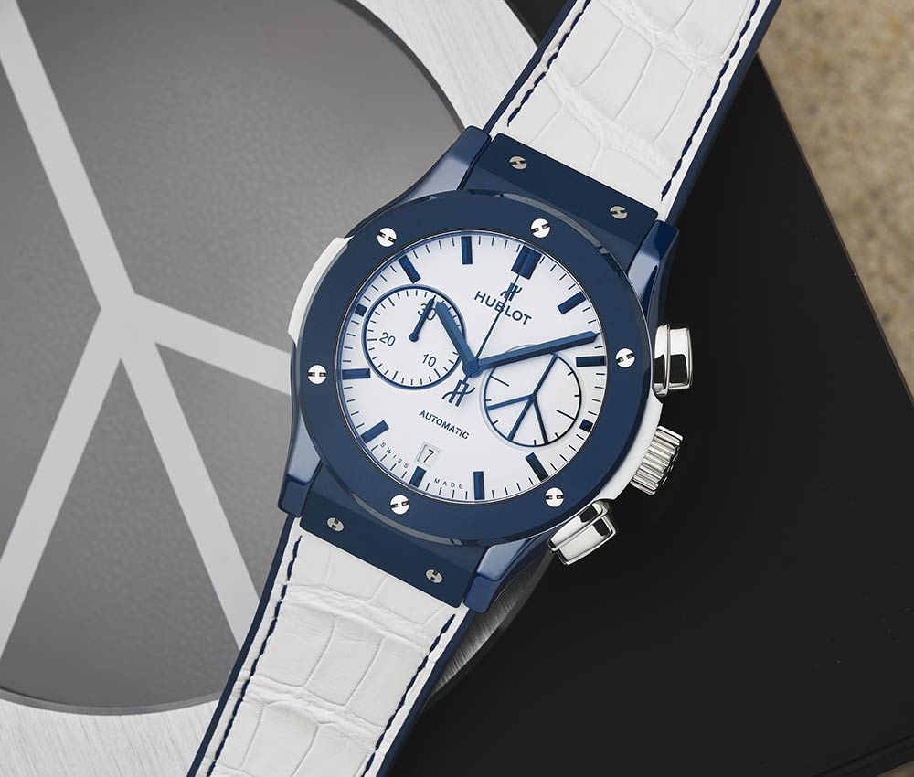 hublot classic fusion ibiza closeup