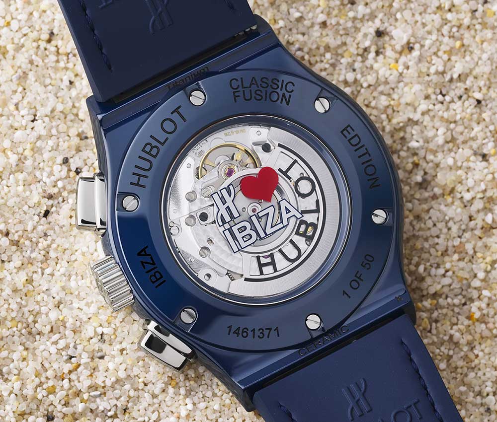 hublot classic fusion ibiza caseback