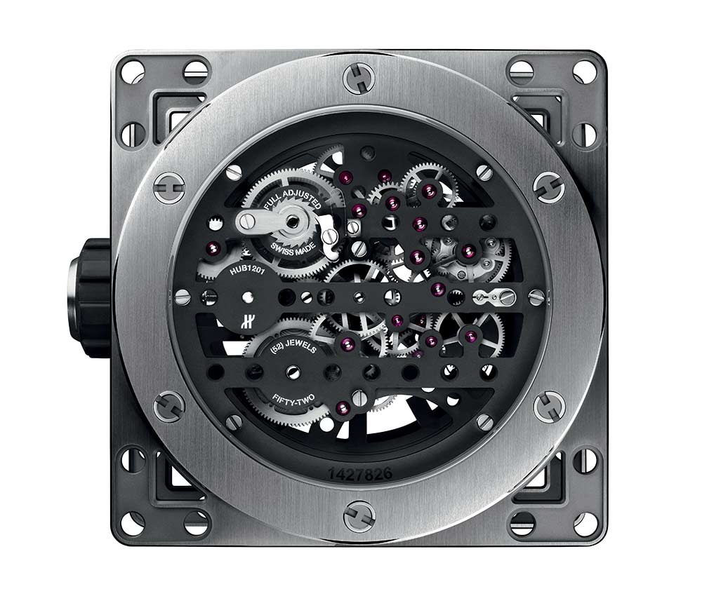 hublot meca 10 clock caseback