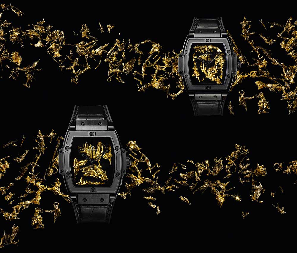 hublot spirit big bang gold crystal lifestyle