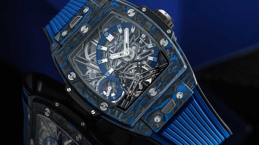 SPIRIT OF BIG BANG TOURBILLON CARBONE BLEU Hublot