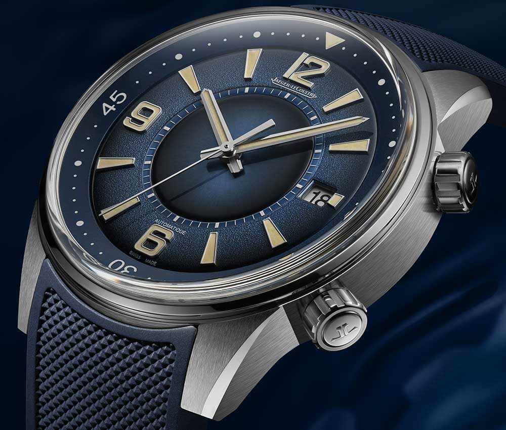 jaeger lecoultre polaris date closeup