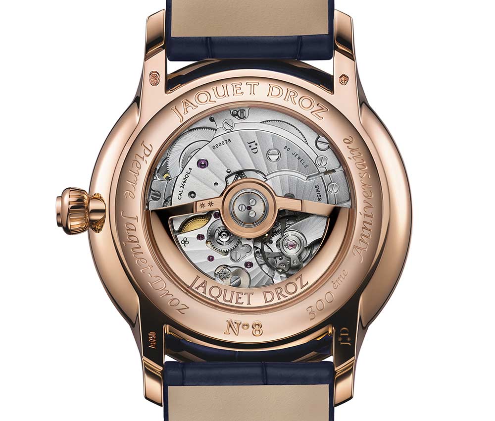 jaquet droz grande seconde moon 300th anniversary caseback