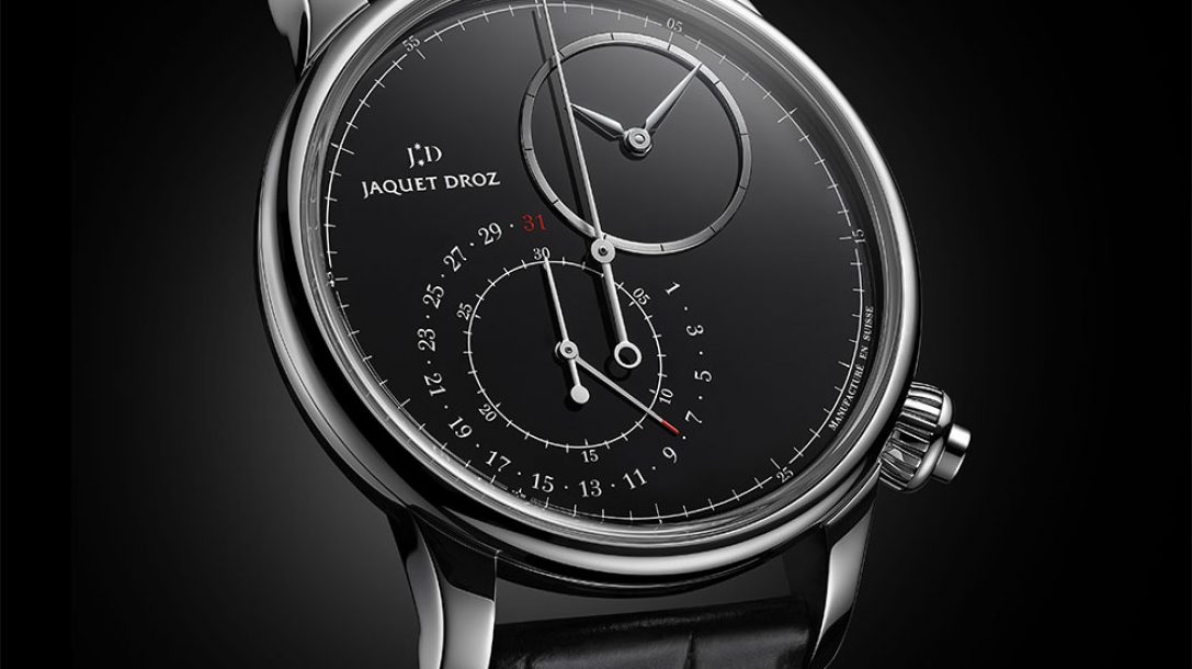 GRANDE SECONDE DÉCENTRÉE CHRONOGRAPHE ONYX NOIR Jaquet Droz