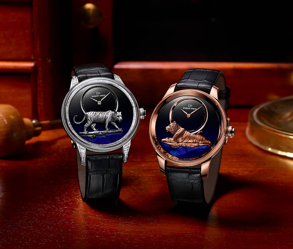 jaquet droz relief tigercollection