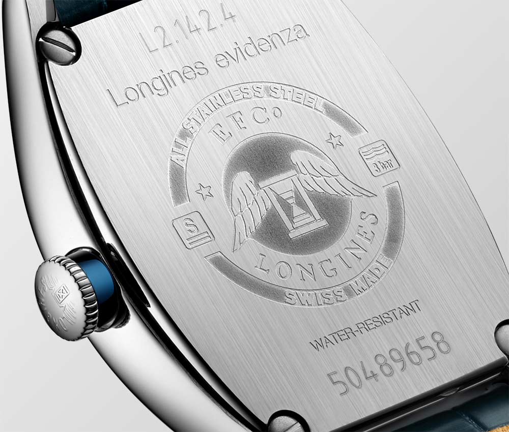 longines evidenza caseback