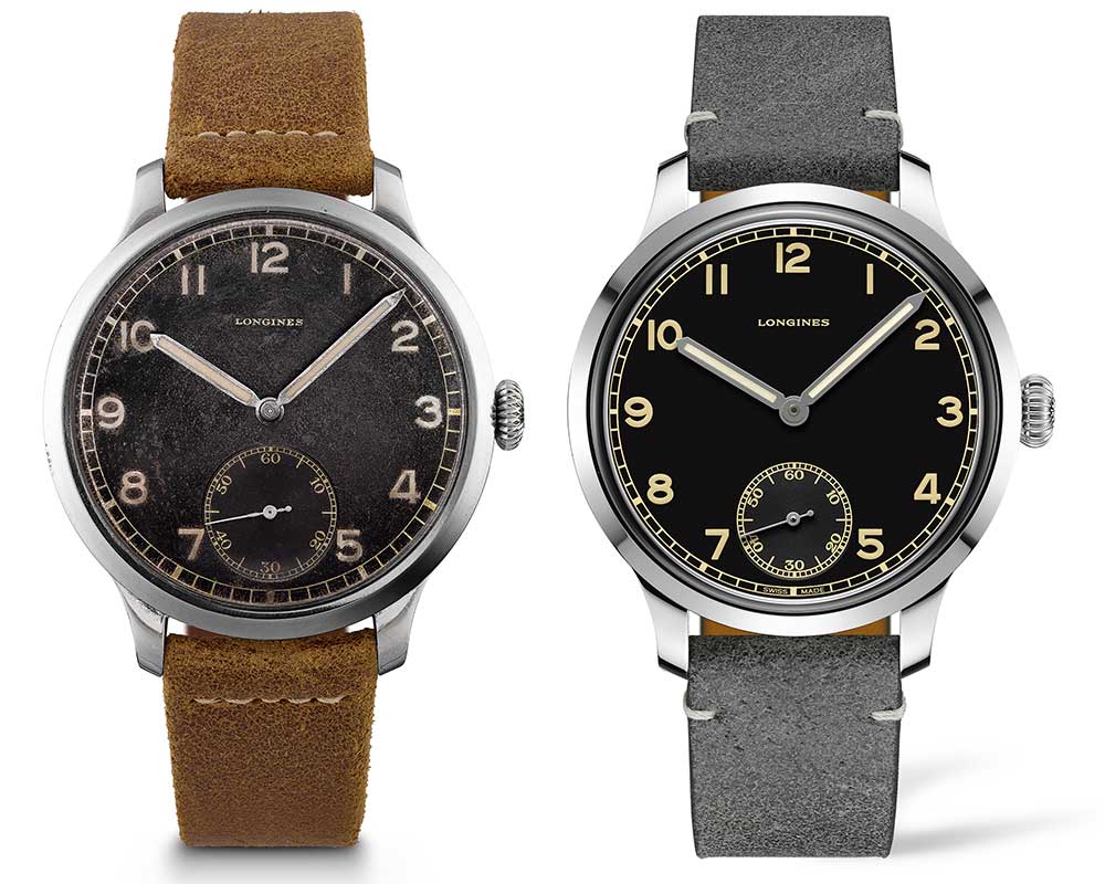 longines heritage military 1938 old and new