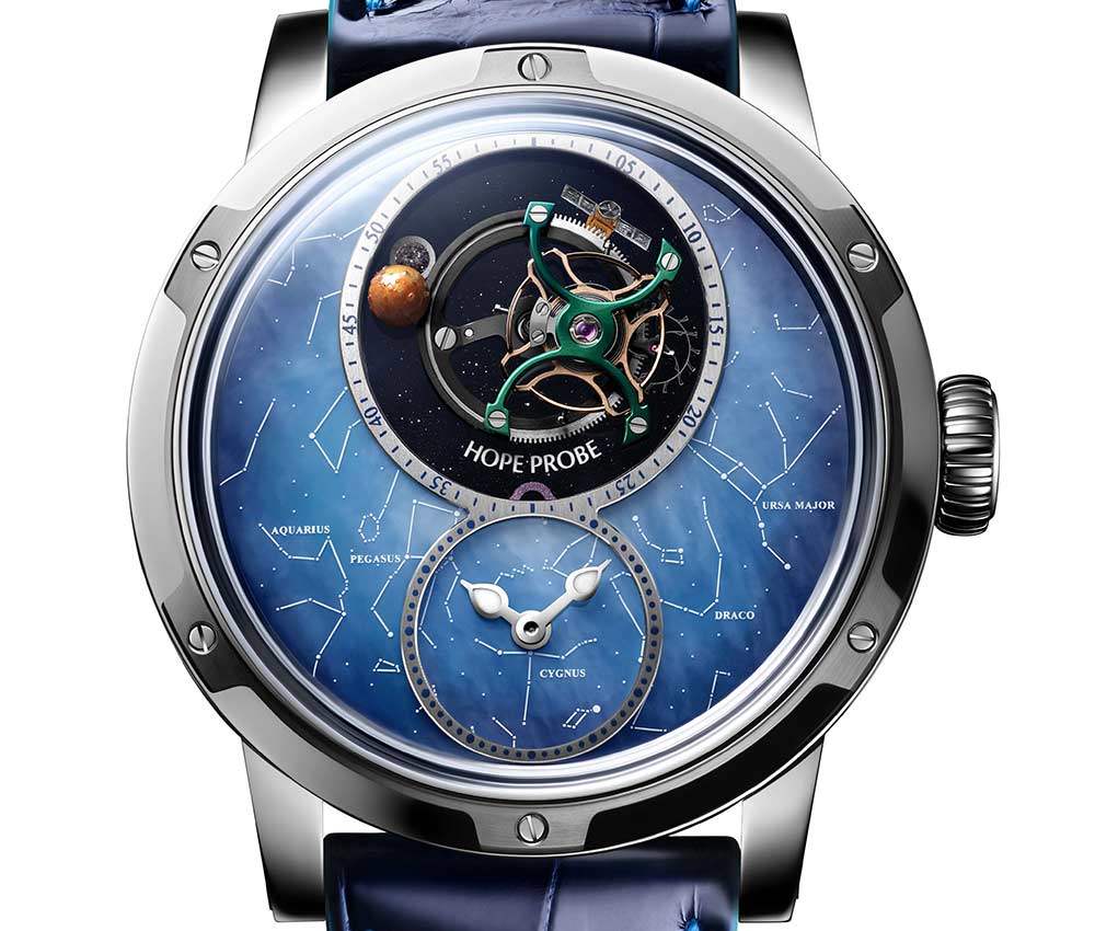 louis moinet hobe tourbillon closeup