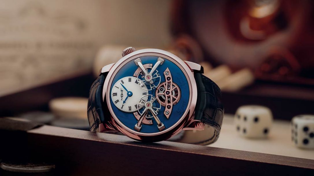 LEGACY MACHINE N°2 RED GOLD BLUE MB&F