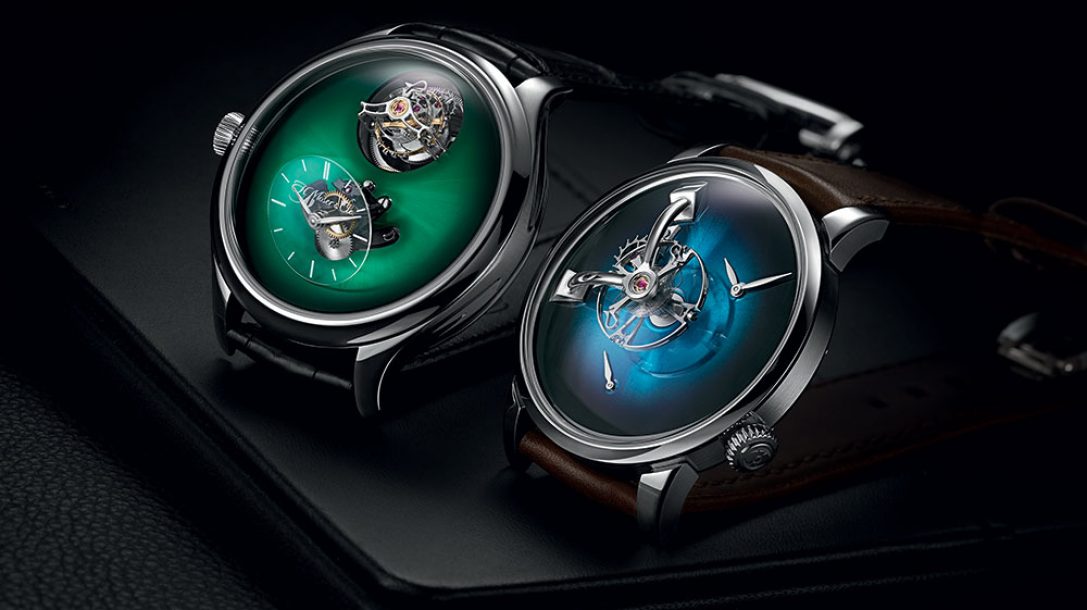 LEGACY MACHINE 101 & ENDEAVOUR CYLINDRICAL TOURBILLON MB&F x Moser
