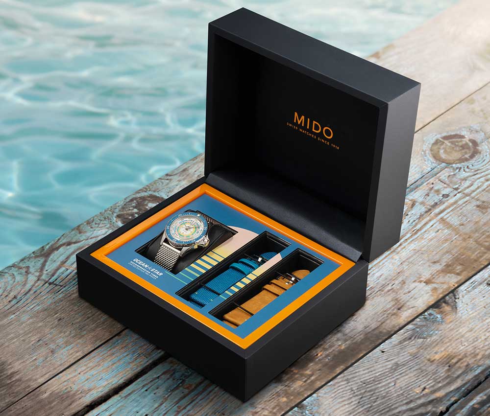 mido ocean star decompression timer 1961 limited edition set box