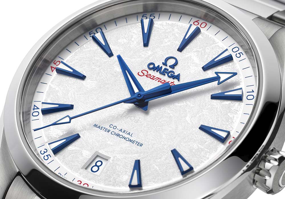 omega seamaster aqua terra beijing 2022 closeup