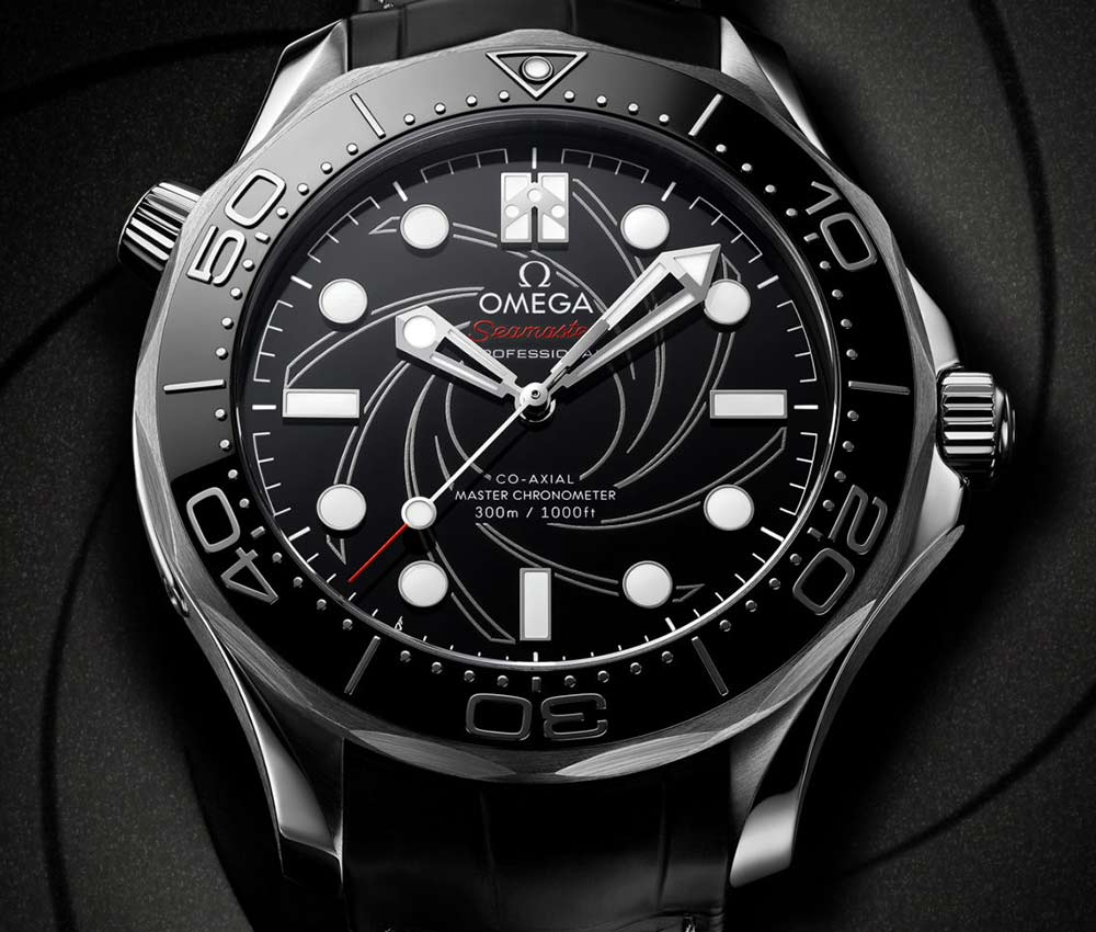 omega seamaster diver 300 james bond platinum gold face