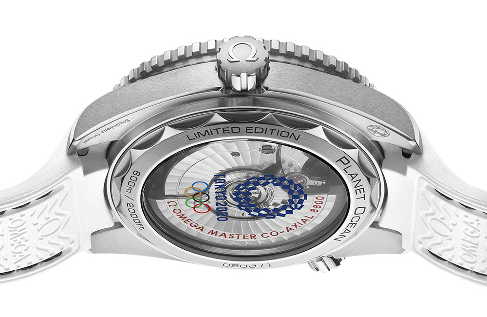 omega seamaster 600 m planet ocean tokyo 2020 caseback