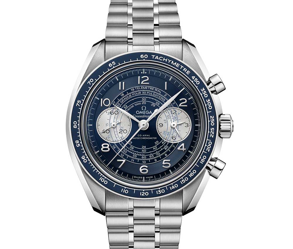 omega speedmaster chronoscop blu dial