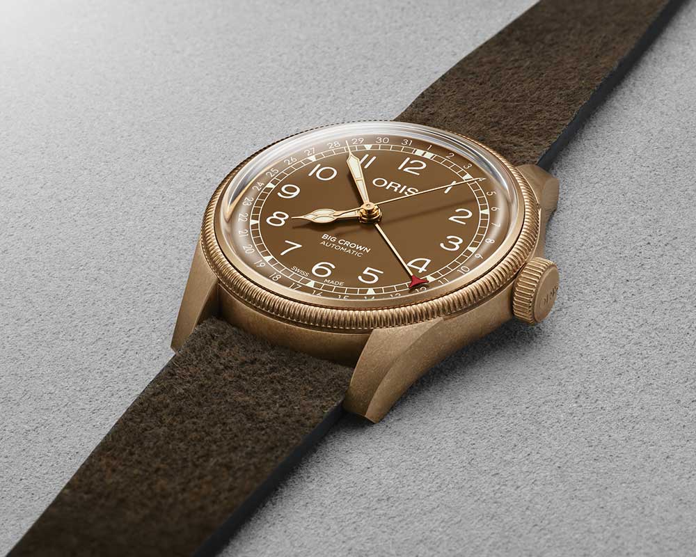 Oris big sales pointer bronze