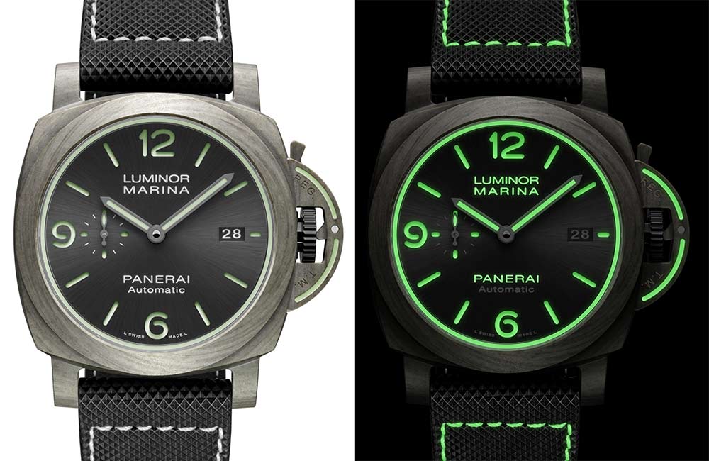 panerai luminor marina fibratech pam1119 day and night