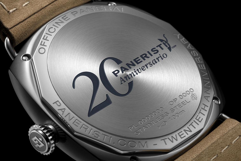 panerai radiomir venti caseback