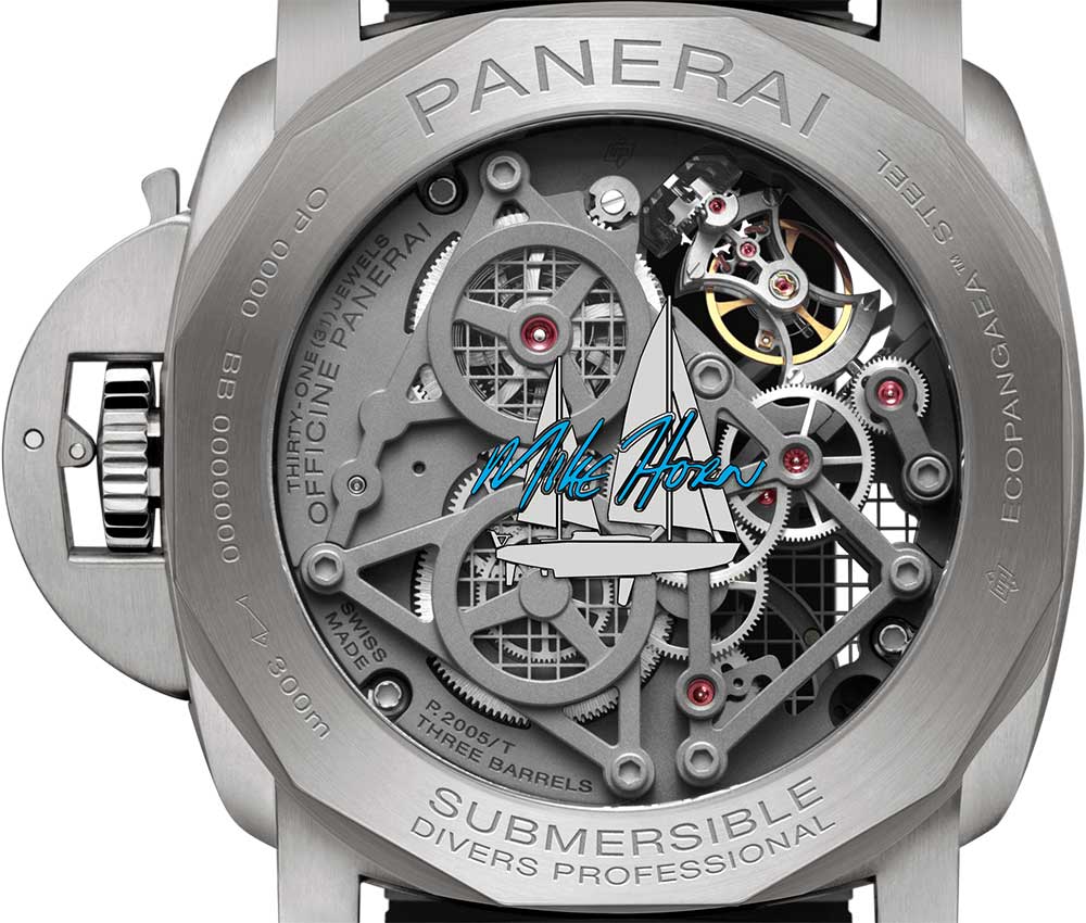panerai submersible mike horn pam01108 casback