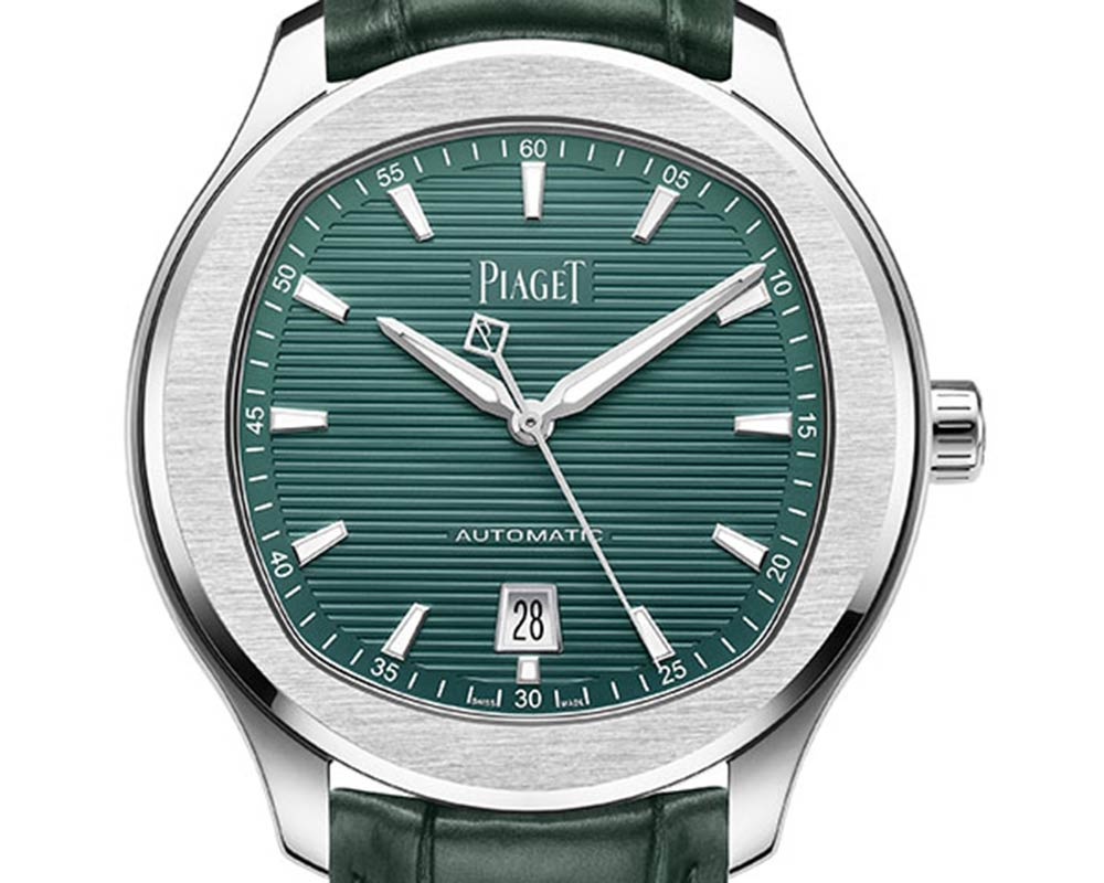 piaget polo green dial closeup