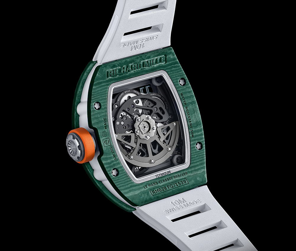 richard mille rm 029 le mans classic 2021 caseback