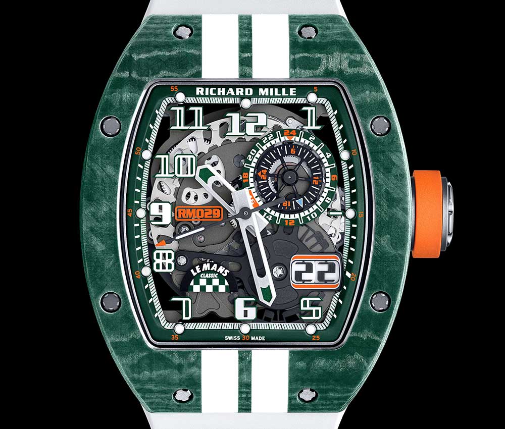 richard mille rm 029 le mans classic 2021 closeup