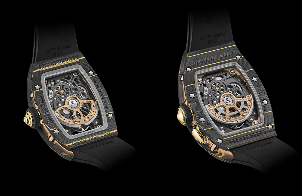 RM 07-01 and RM 037 GOLD CARBON TPT® Richard Mille / Foto cortesía