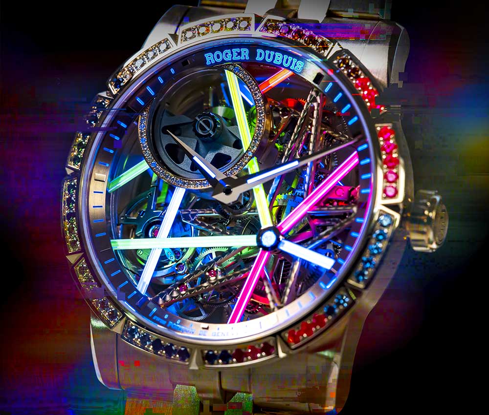 roger dubuis excalibur blacklight night