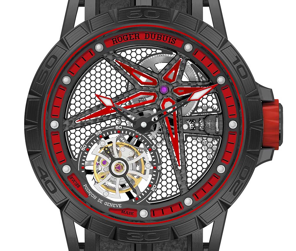 roger dubuis excalibur spider pirelli 2021 closeup